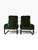Mid-Century Modern Holy Chenille Armchairs by Diego Mattu for 1P (Uno Pi), 1970, Italy, Set of 2 For Sale - Image 3 of 14
