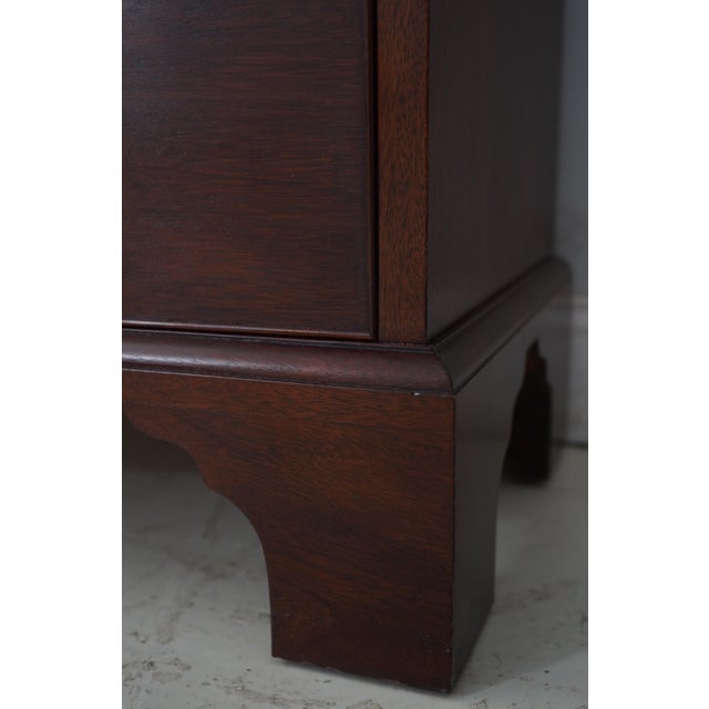 Brown Stickley Colonial Williamsburg Mahogany Bookcase For Sale - Image 8 of 12
