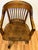 Early 20th Century Vintage Solid Oak Rolling and Swivel/Tilt Bankers Desk Chair For Sale - Image 4 of 6