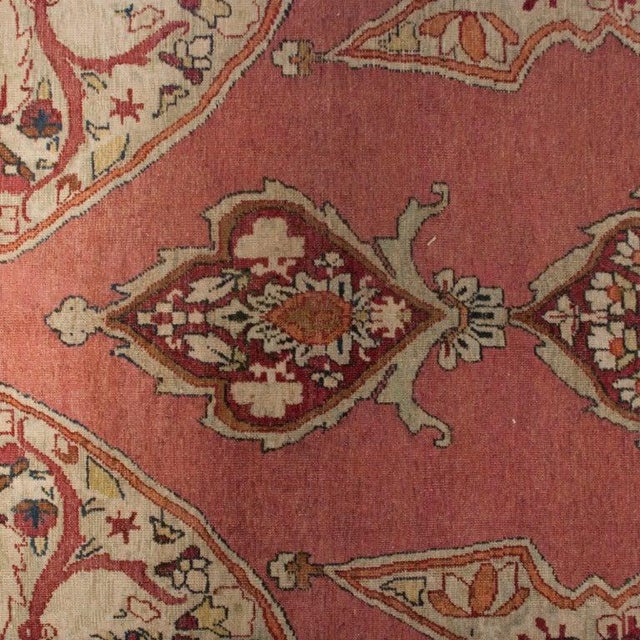 Persian 19th Century Lavar Carpet For Sale - Image 3 of 6