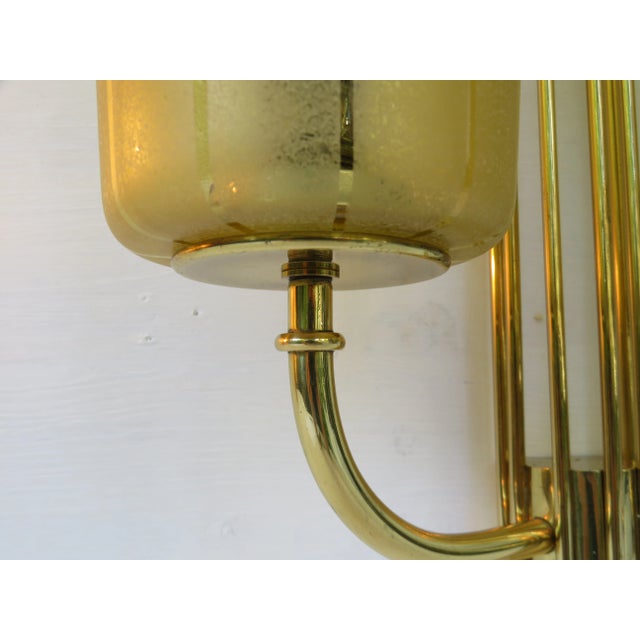 Large Brass Sconces, 1950s, Set of 2 For Sale - Image 13 of 18