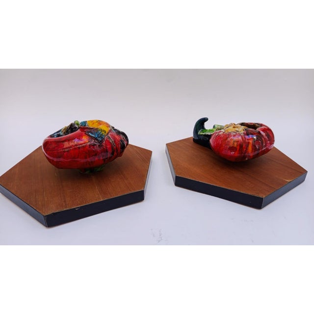 San Polo Venice Ceramic Wall Coat Hooks, 1960s, Set of 2 For Sale - Image 9 of 12