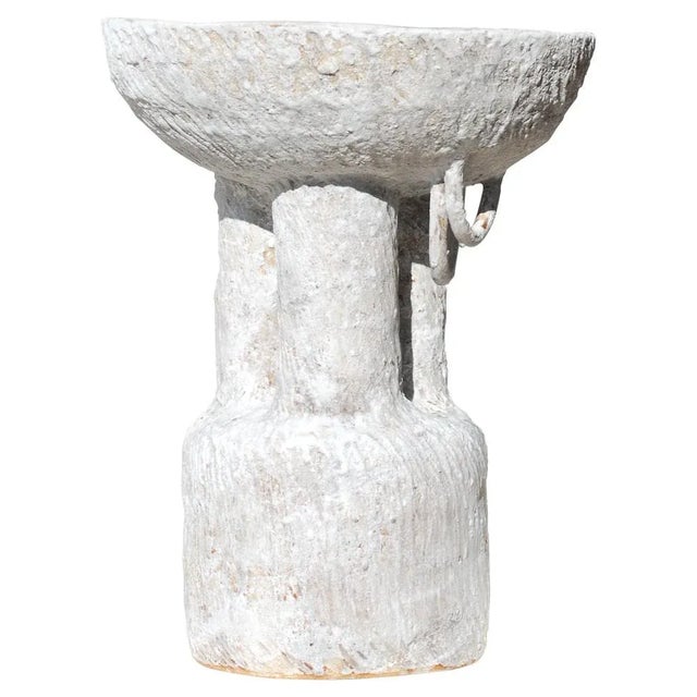 Ceramic Small Sandstone Side Table by Moïo Studio For Sale - Image 7 of 7