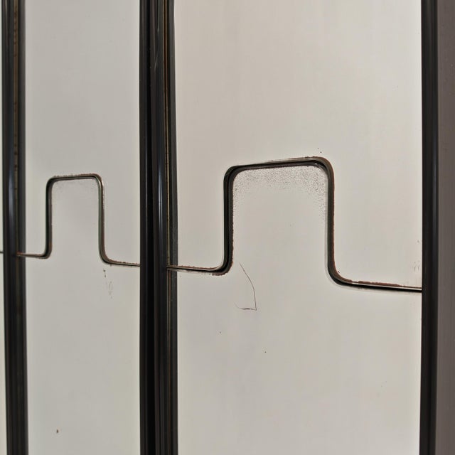 Gronda Modular Mirrors and Coat Hanger in Smoked Mirrored Glass by Luciano Bertoncini for Elco, 1970s, Set of 5 For Sale - Image 11 of 15