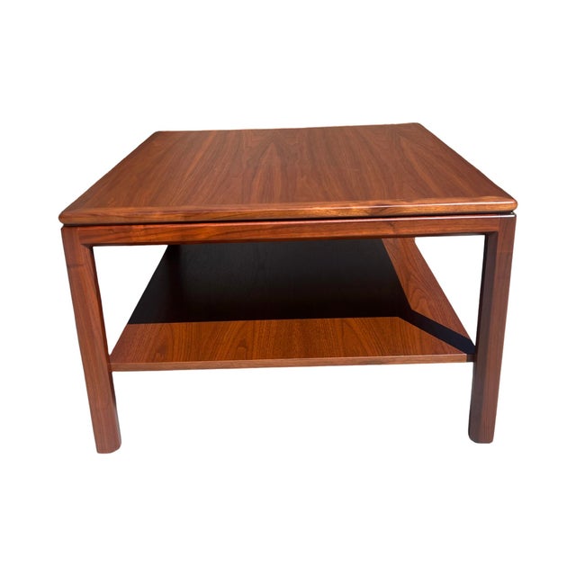 Brown Vintage 1960s Mid Century Modern Motif Inc Walnut Coffee Table Restored For Sale - Image 8 of 11