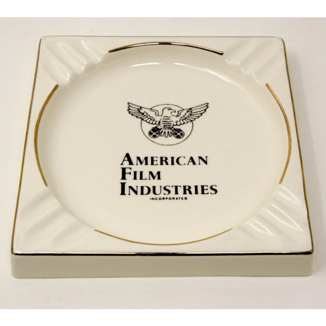 Vintage American Film Industries Incorporated Large Ceramic Ashtray For Sale - Image 13 of 13