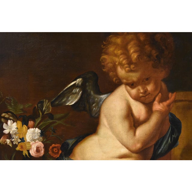 Erasmus Quellinus II, Vanitas Allegory of Youth, 1660, Oil on Canvas For Sale - Image 8 of 16