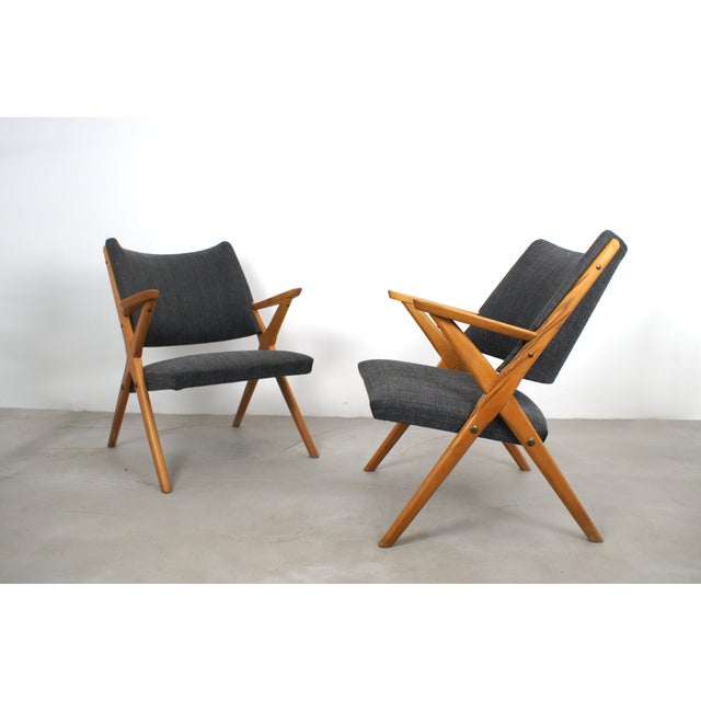 1960s Vintage Italian Dal Vera Chairs, 1960s, Set of 2 For Sale - Image 5 of 5