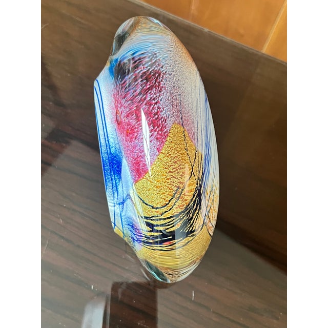 Large Abstract Ocular Glass Sculpture For Sale - Image 13 of 15