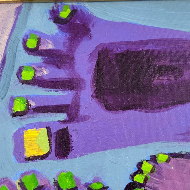 Original Contemporary Feet Painting on Canvas by Valerie Zuñiga For Sale In Tampa - Image 6 of 12