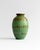 Ceramic Scandinavian Green Glazed Relief Vase by Erik Mornils for Nittsjo, Sweden, 1940s For Sale - Image 7 of 7