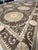 Large Cotton Suzani From Samarkand Uzbekistan, 1930s Suzani Terracotta Wall Hanging Tapestry - Neutral Uzbek Bedspread For Sale - Image 9 of 12