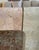 Ecru Tessellated Stone Square Coffee Table With Pink Marble Inlay in the Style of Maitland-Smith For Sale - Image 8 of 12