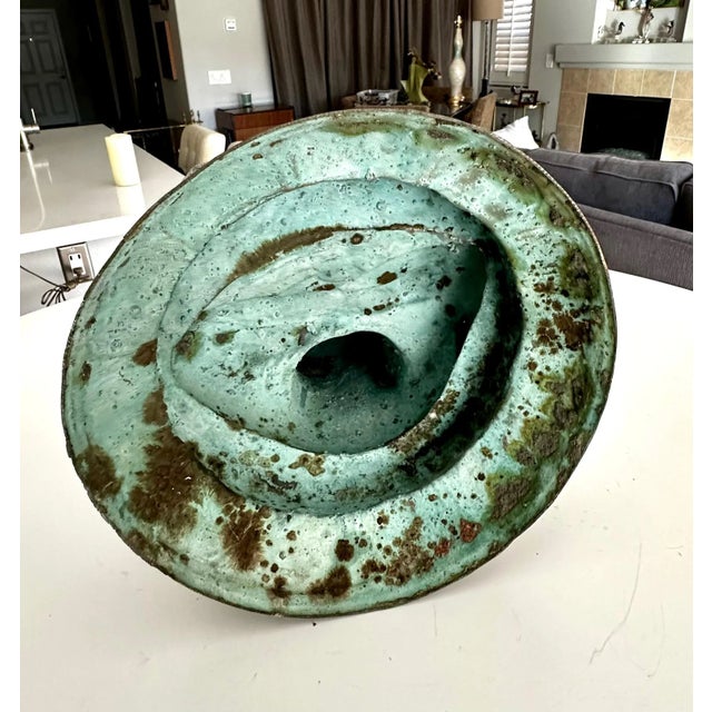 Asian Burmese Gandhara Style Patinated Bronze Seated Buddha For Sale - Image 11 of 12