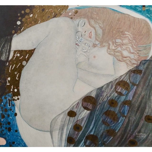 After Gustav Klimt - Danae Nude - Collotype on Paper For Sale - Image 4 of 10
