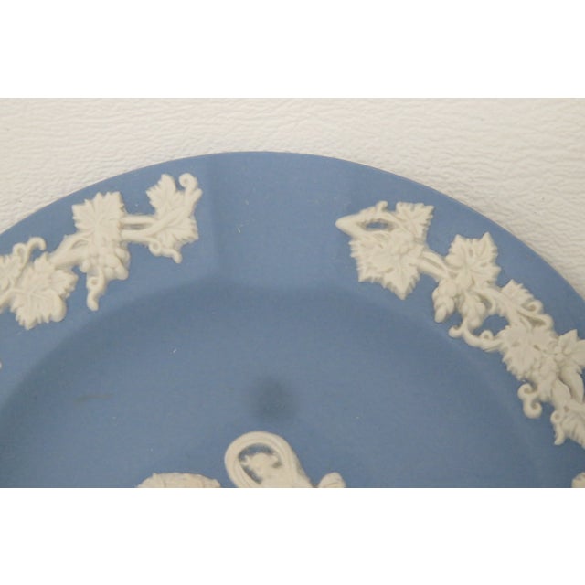 Wedgwood Blue Jasperware Athena in Chariot Ashtray Trinket Dish Plate 4551b For Sale In Miami - Image 6 of 10