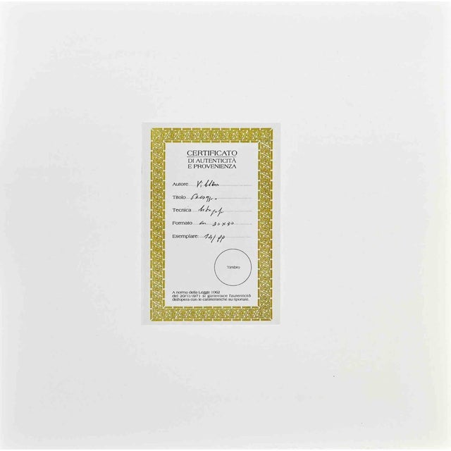 Landscape is a lithograph attributed to nicholas verrall (1945) in the late 20th century. Hand-signed on the right corner....