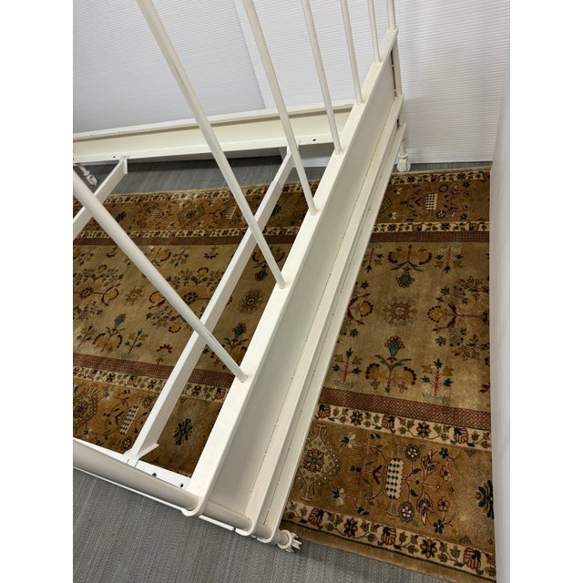 Industrial Queen Size Restoration Hardware Dutch Industrial Bed Frame For Sale - Image 3 of 12