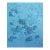 Oversized Dimensional Textured Wall Art in Hydrangea-Inspired Tiffany Blue For Sale