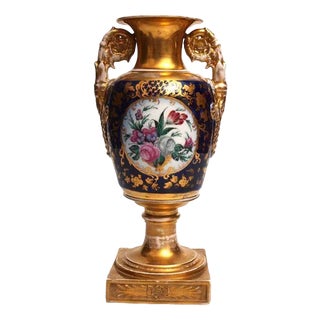 19th Century Empire Porcelain Vase For Sale