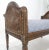 Maitland - Smith Very Fine Carved French Upholstered Bench w/ Cane Panels For Sale - Image 4 of 7