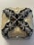 2" x 2"square 1.4 " h .Jeweled Lapis/CZ TRINKET BOX