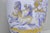 Mid 20th Century Vintage Greco Roman Classical Style Light Blue Porcelain Horse & Chariot Vase For Sale - Image 5 of 14