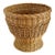 Rattan Pedestal Planter Basket For Sale