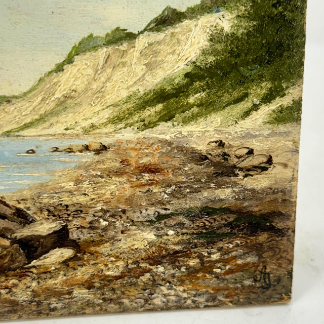 19th Century Set of Two Small Danish 19th Century Oil Paintings, Circa 1850s For Sale - Image 5 of 12