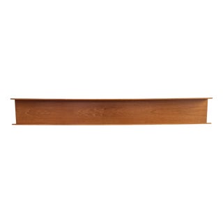 Floating U-Shaped Wall Shelf in Teak by Walter Wirz for Wilhelm Renz, 1960s For Sale