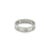 Contemporary Mid 20th Century Cartier Mini Love 1 Diamond 18k Gold Band Ring w/Cert - Size 4.5 For Sale - Image 3 of 7