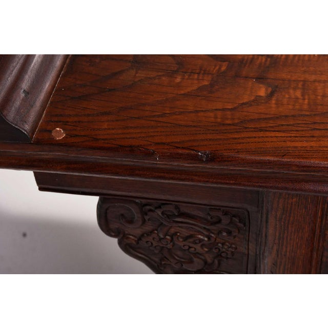 19th Century Chinese Ming Style Scroll Table For Sale - Image 9 of 9