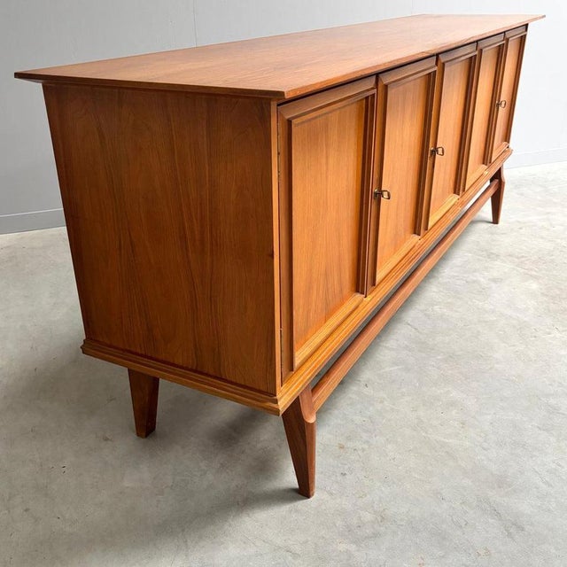 Brown Vintage German Sideboard, 1960s For Sale - Image 8 of 18