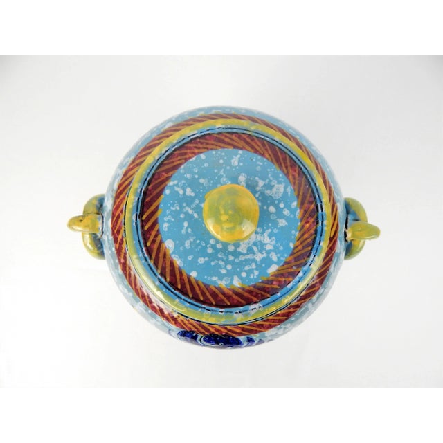 Mid 20th Century Mid-Century Italian Jar & Lid For Sale - Image 5 of 12