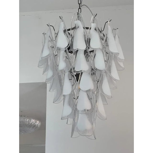 Metal Sella Chandelier in Murano Glass from Simoeng For Sale - Image 7 of 9