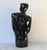 Mid-Century Modern Vintage Postmodern Black Ceramic Figure For Sale - Image 3 of 11