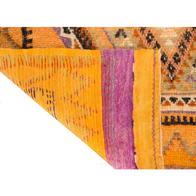 Tribal Vintage Mid-20th Century Moroccan Rug For Sale - Image 3 of 14