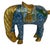 Blue Chinese Cloisonné Grazing Horse Statue Figurine Vintage For Sale - Image 8 of 11