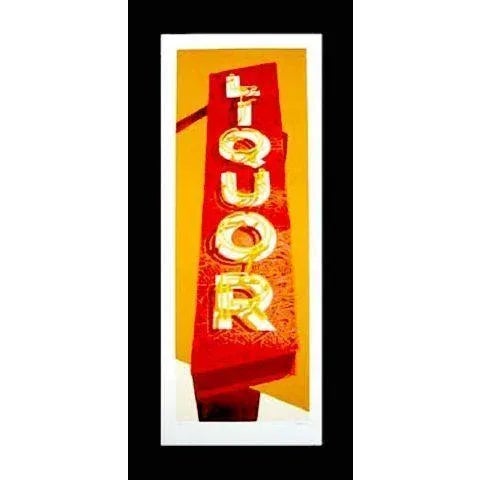 Liquor, 2002 Silkcreen 52 × 21 in 132.1 × 53.3 cm Edition of 75 Hand Separated by the artist using his reduction technique...