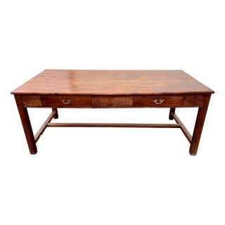 Farmhouse 2-Drawer Serving Table, 1950s For Sale
