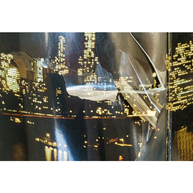 Vintage Floor Lamp with New York Motiv Shade, 1950s For Sale - Image 13 of 18