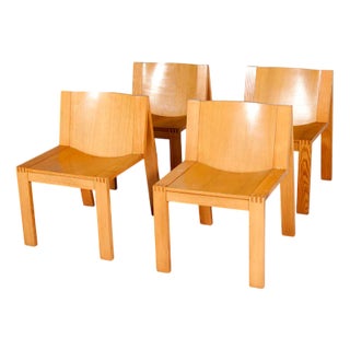 Ash Model Se15 Dining Chairs by Pierre Mazairac & Charles Boonzaaijer for Pastoe, 1976, Set of 4 For Sale