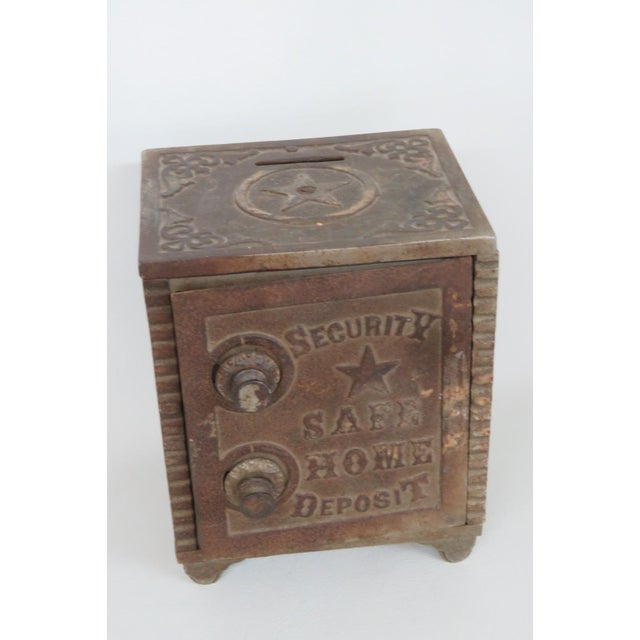 Security Safe Home Deposit Cast Iron Combination Lock Coin Piggy Bank 4734b For Sale - Image 17 of 18