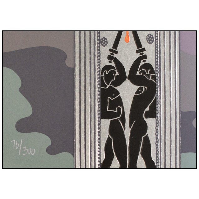 Erté 1980s L'indifference, Erté For Sale - Image 4 of 5