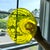 Empoli 1970s Italian Optic Glass Footed Bowl For Sale - Image 4 of 5