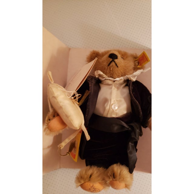 Steiff Collectible Teddy Bear Ring Bearer. He was autographed in 1986 on his feet. The autographs are that of the great...