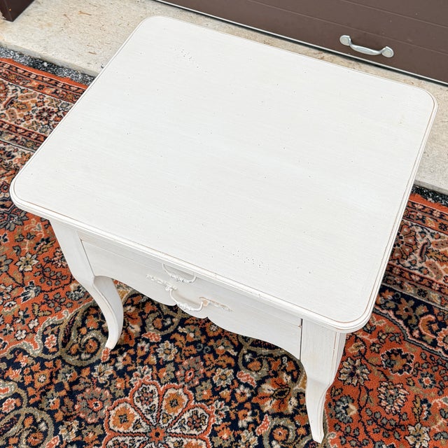 Wood 2000s Ethan Allen Maison Collection French Country 2 Drawer Nightstand (37-5416 Gardenia) For Sale - Image 7 of 14