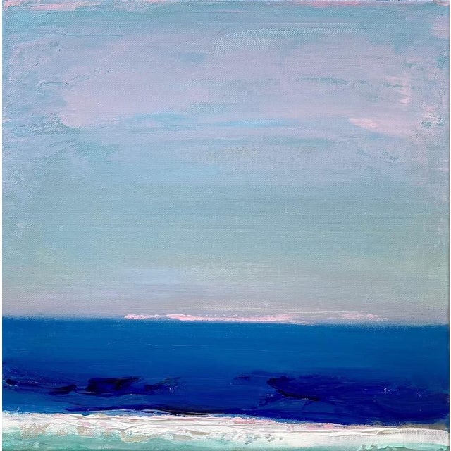 Gyunay Aliev, Blue Sea, Acrylic on Canvas For Sale - Image 4 of 4