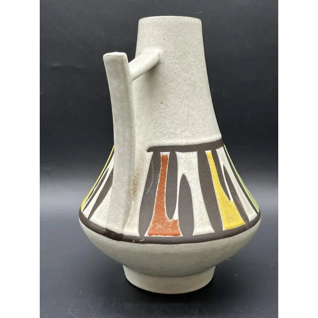 Ceramic Vase with Handle by Egon Klein for Jopeko, 1950s For Sale - Image 4 of 13