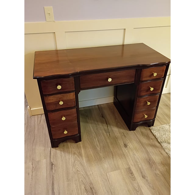 Traditional Vintage Desk and Chair For Sale - Image 3 of 17